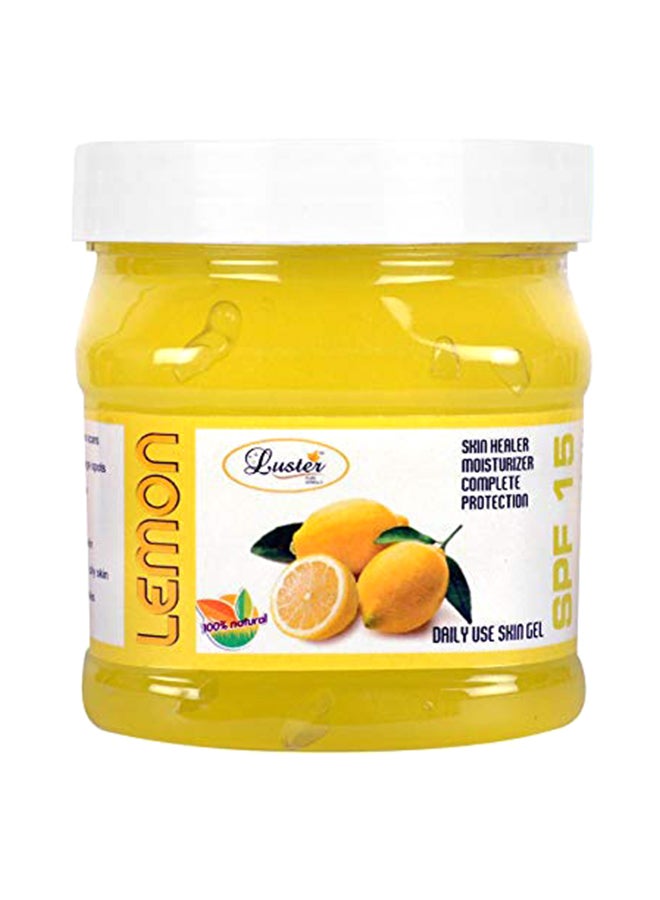 لاستر جل للبشرة بخلاصة الليمون وخالٍ من البارابين والسلفات أصفر 500جرام - Image 1