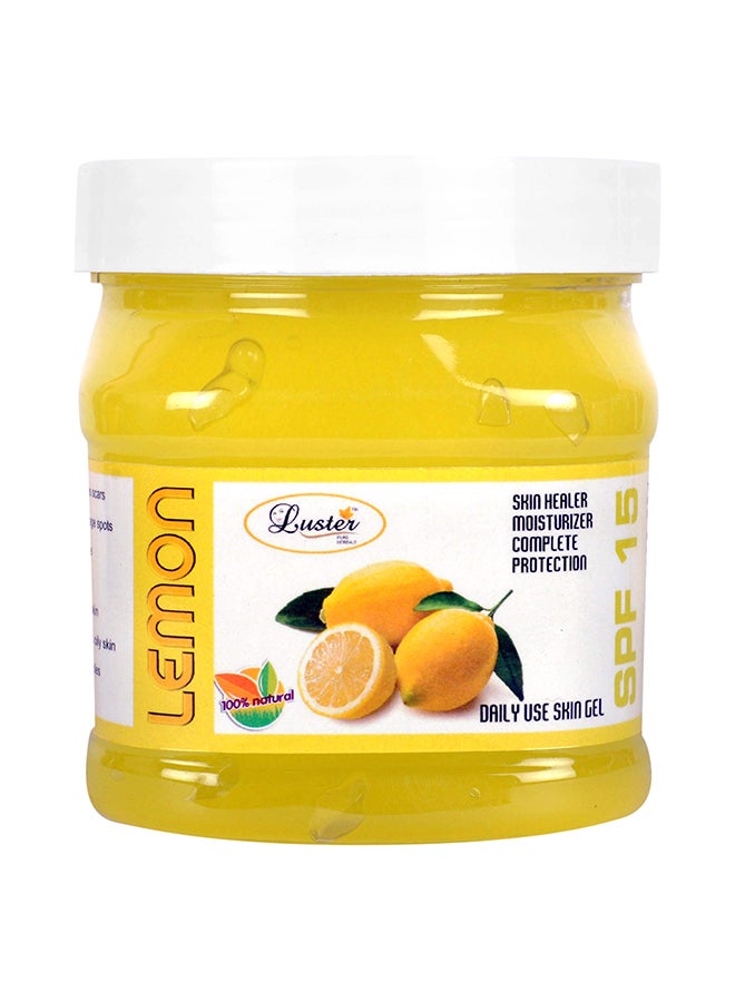 لاستر جل للبشرة بخلاصة الليمون وخالٍ من البارابين والسلفات أصفر 500جرام - Image 2