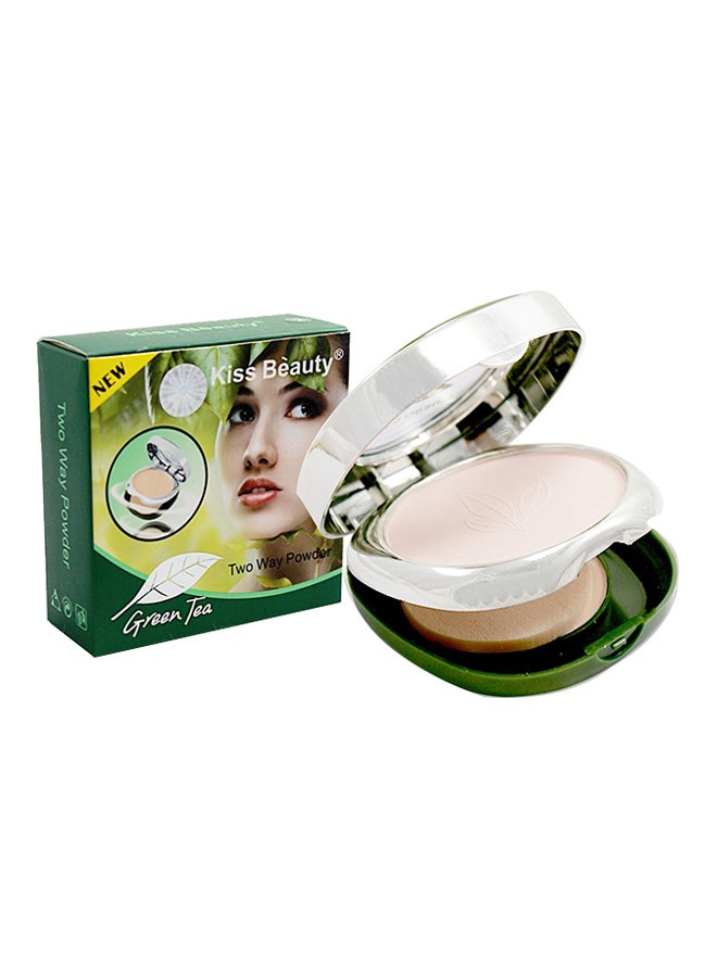 adbeni 2 Way Green Tea Foundation Powder Beige
