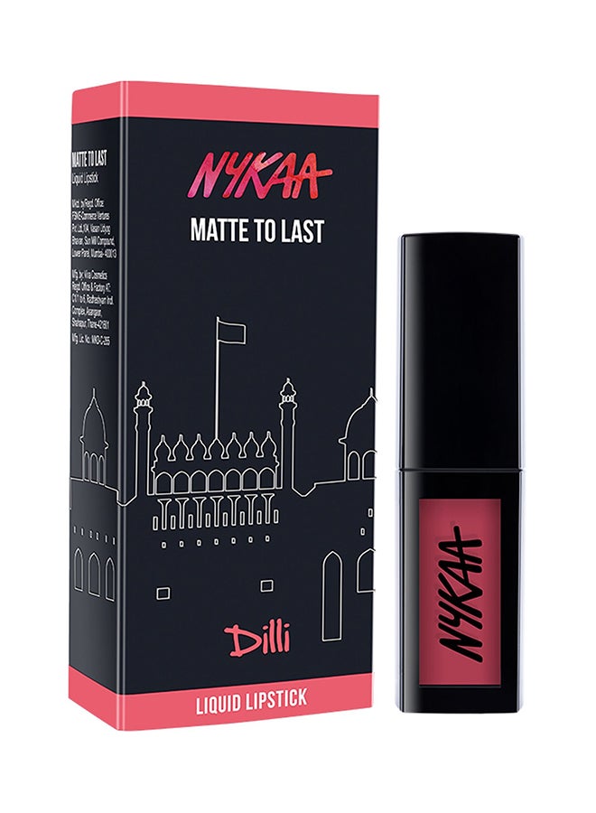 Nykaa Matte To Last Liquid Lipstick Pink - Image 2