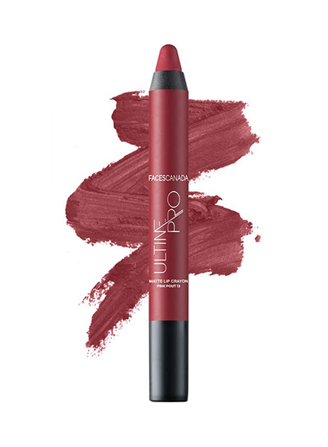 Faces - Ultime Pro Matte Lip Crayon With Sharpener 13 Put Me On - Image 1