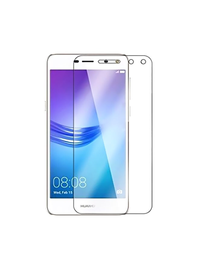 واقي شاشة زجاجي مقوى لهاتف Huawei Y5 2017، شفاف
