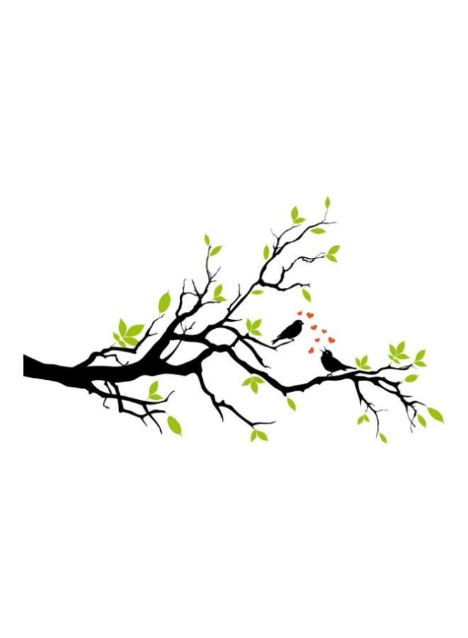 Attractive Design Vinyl Wall Sticker Green/Black/Orange 50x50cm