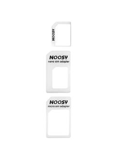Noosy Nano Sim Adapter White  - Image 1