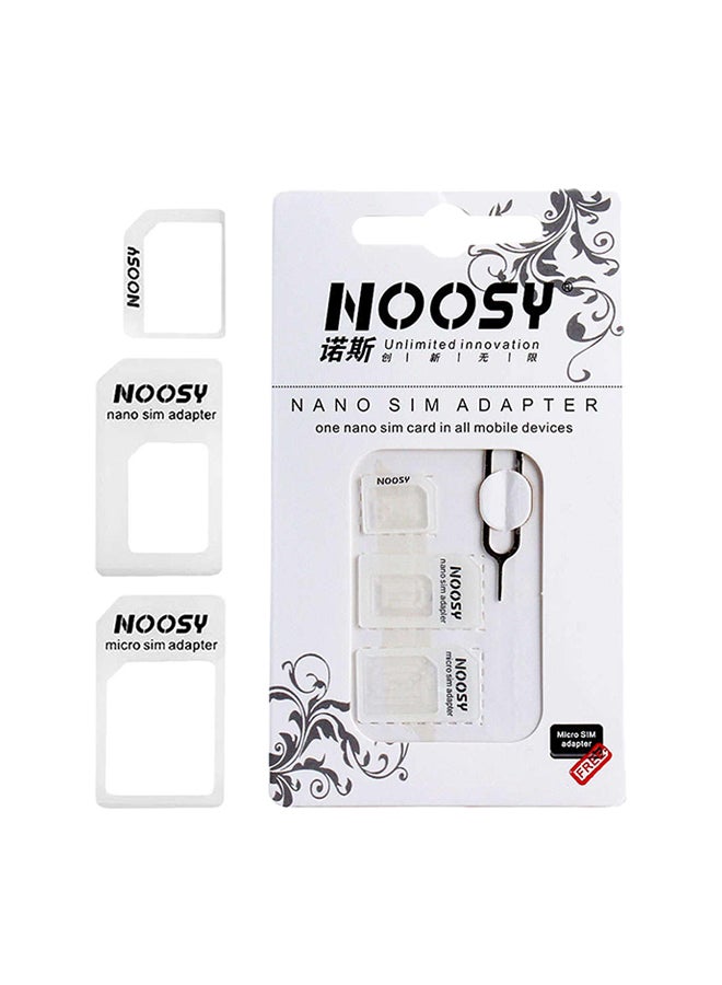 Noosy Nano Sim Adapter White  - Image 2