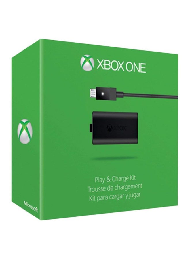 Microsoft - Xbox One Play And Charge Kit For Wireless Controller Black - Image 1