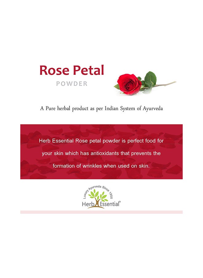 Herb Essential - Pack Of 2 Rose Petal Powders Red 50grams - Image 1