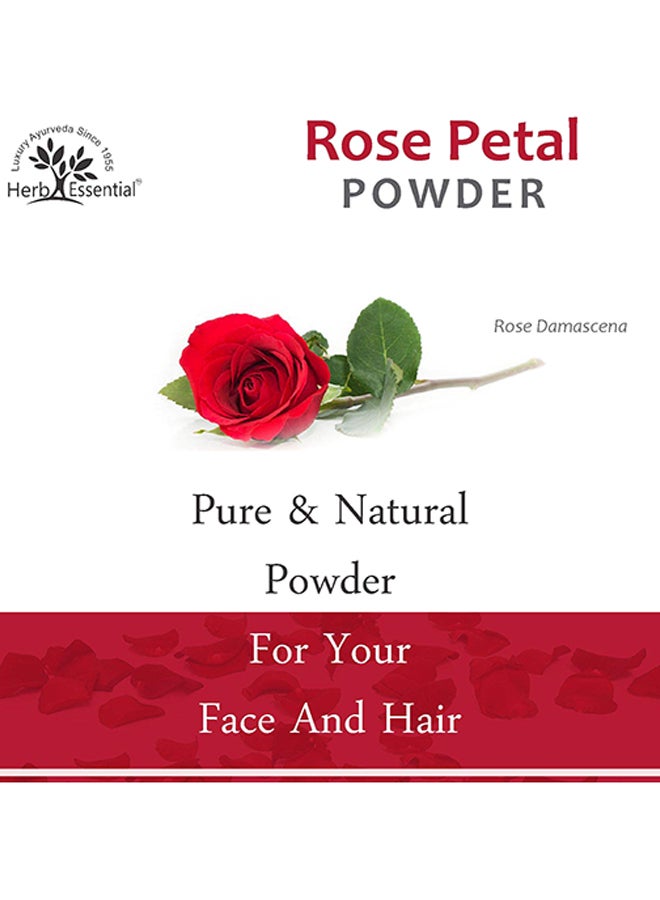 Herb Essential - Pack Of 2 Rose Petal Powders Red 50grams - Image 1
