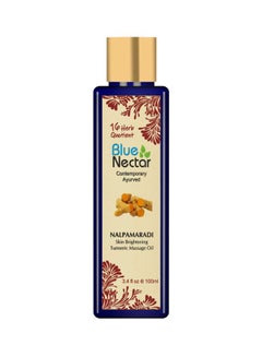 Blue Nectar Nalpamaradi Skin Brightening Turmeric Massage Oil 100ml  - Image 1