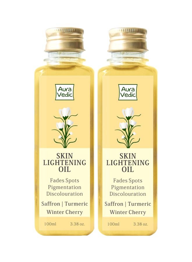 Auravedic 2-Piece Skin Lightening Oil Multicolour 100ml  - Image 1
