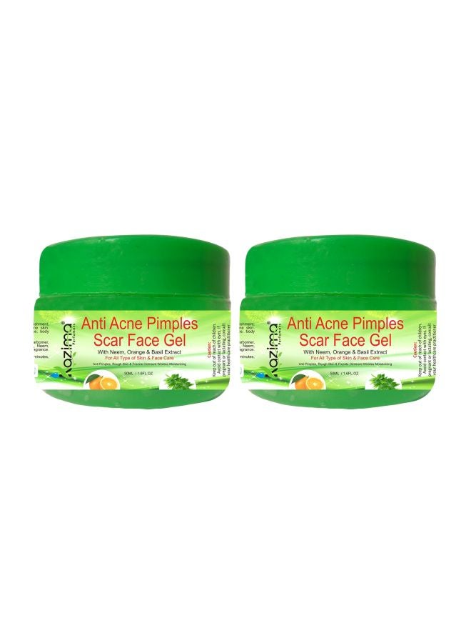 KAZIMA 2-Piece Anti-Acne Pimples Scar Face Gel 50ml  - Image 1
