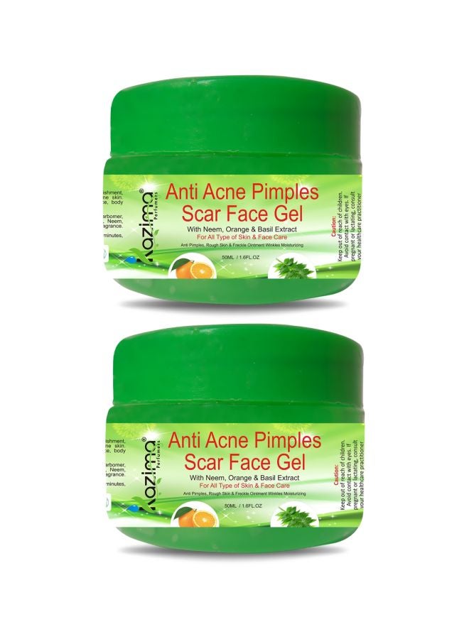 KAZIMA 2-Piece Anti-Acne Pimples Scar Face Gel 50ml  - Image 2