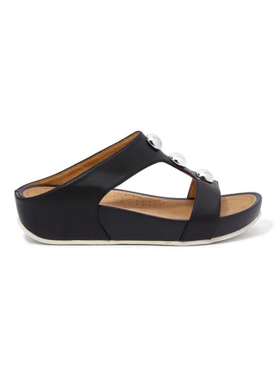 shoexpress Studded Casual Sandals Black