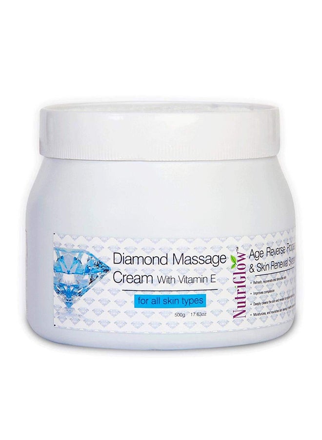NUTRIGLOW Diamond Massage Cream With Vitamin E 500grams - Image 1
