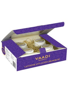 VAADI HERBALS Lavender Anti-Ageing Spa Facial Kit With Rosemary Extract 70grams  - Image 2