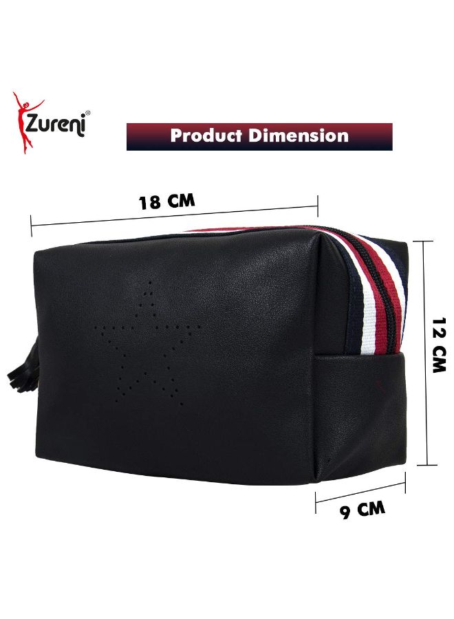 Zureni Cosmetic Toiletry Bag Black  - Image 2