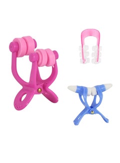 Set Of 3 Nose Shaper Lifting Bridge Straightening Clip Pink/Blue 8X6X2inch - v1567080482/N29251717A_1