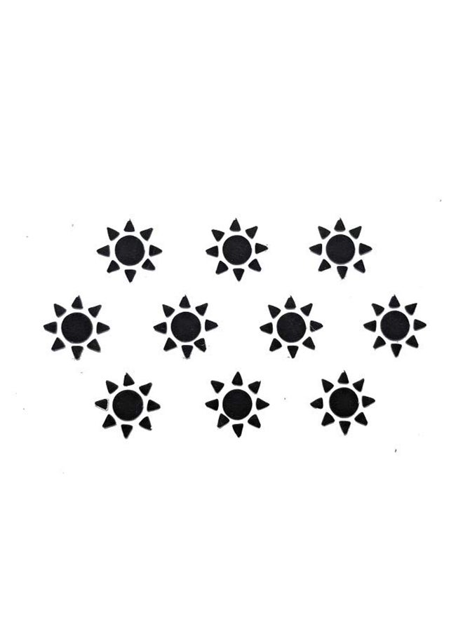 كوميت باسترز قطع بيندي بتصميمات تقليدية أسود