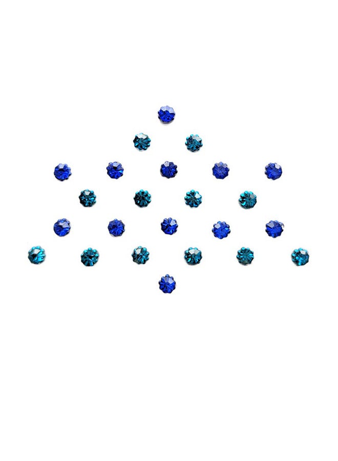 Comet Busters Diamond Collection Dot Bindis Blue