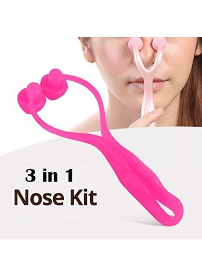 Set Of 3 Nose Shaper Lifting Bridge Straightening Clip Pink/Blue 8X6X2inch - v1567080505/N29253891A_2