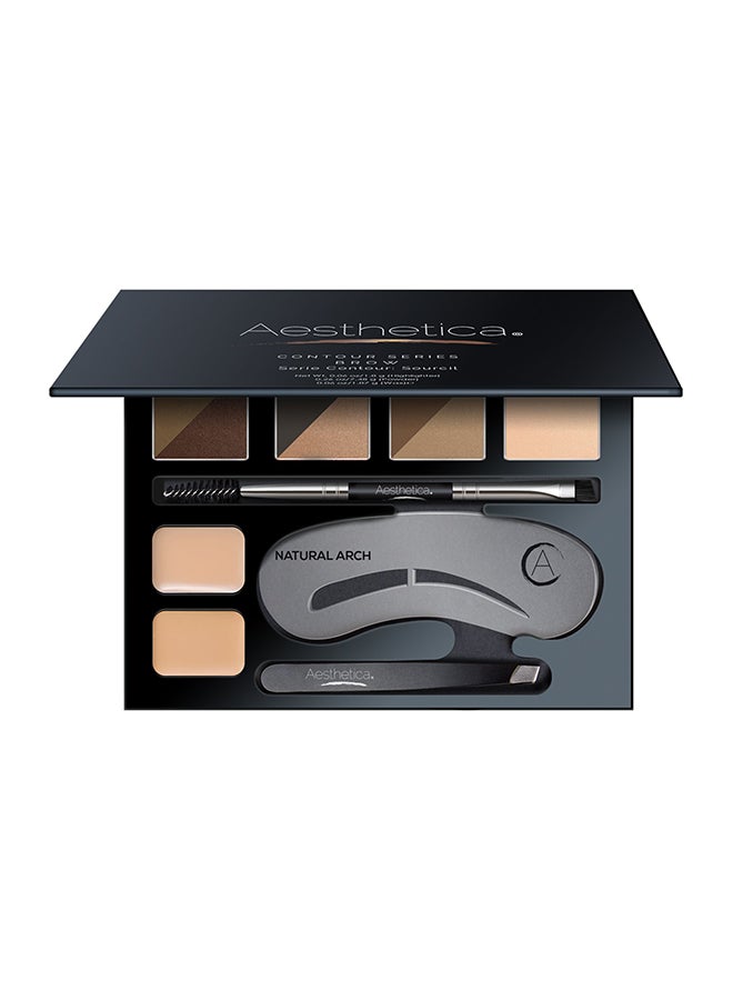 Aesthetica - Eyebrow Contour Kit Multicolour - Image 1