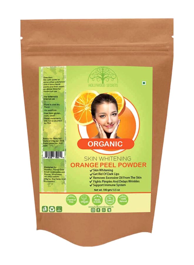 Hollywood Secrets Organic Orange Peel Face Powder - Image 2