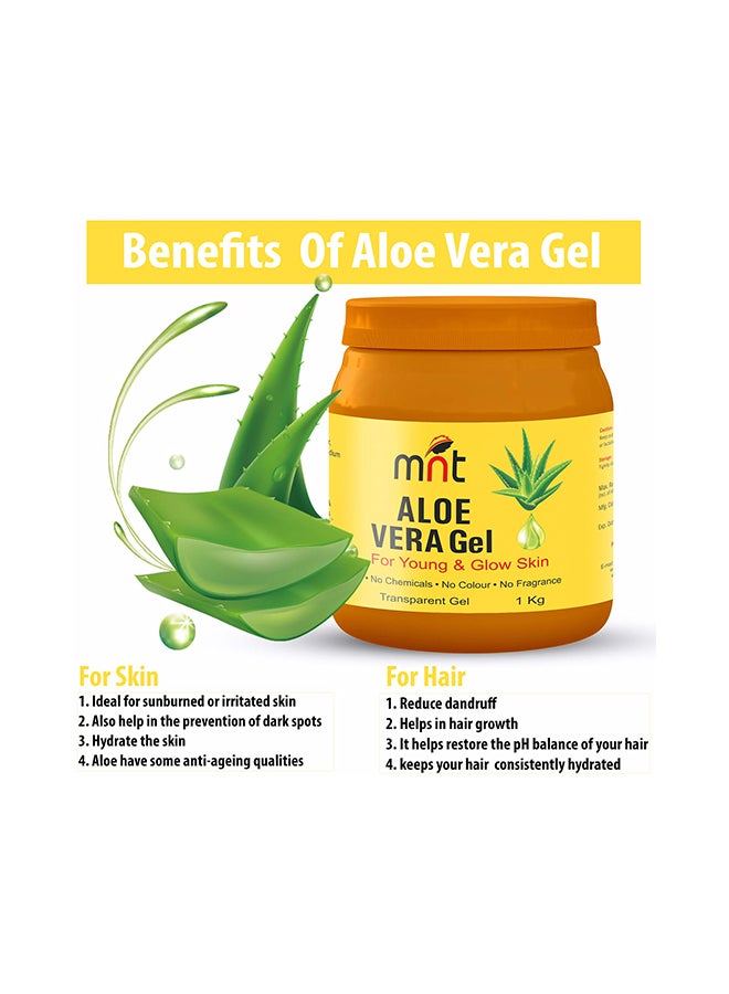 MNT Aloe Vera Transparent Gel 1000grams - Image 2