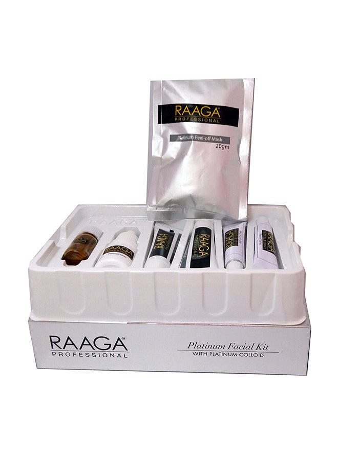 RAAGA PROFESSIONAL - Professional Platinum Facial Kit With Platinum Colloid - Image 1