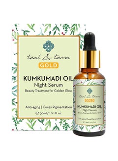 Teal & Terra Kumkumadi Oil Ayurvedic Night Serum 