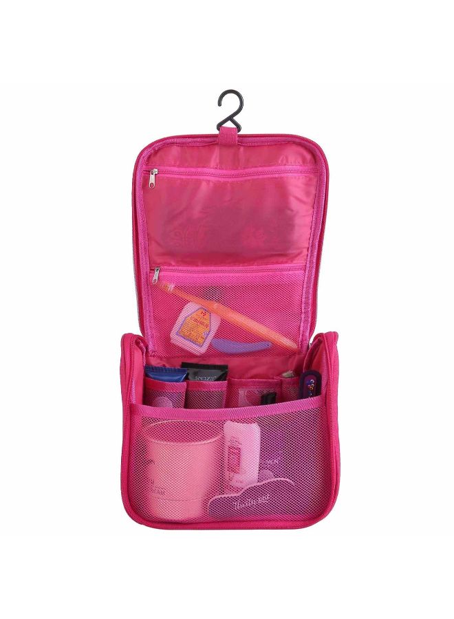 Hanging Travel Toiletry Bag Pink 4.53X7.87X8.46inch - v1567084996/N29290202A_2