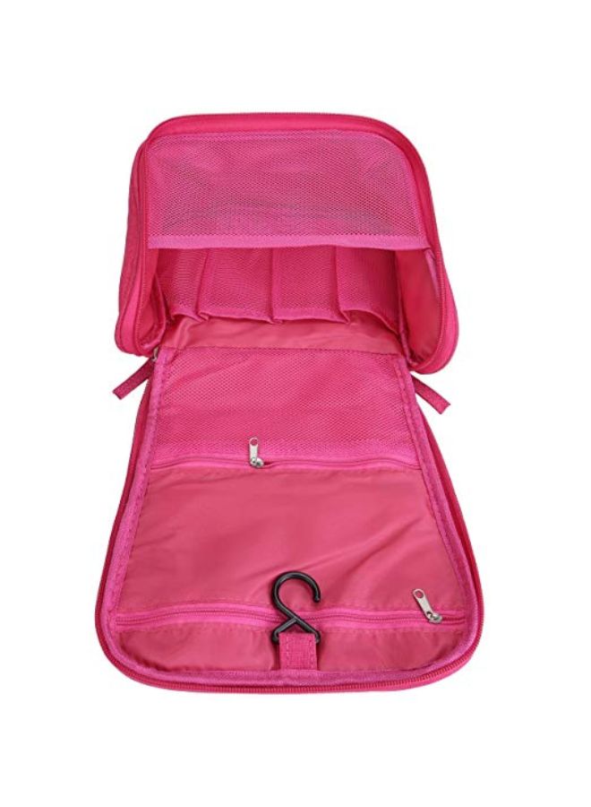 Hanging Travel Toiletry Bag Pink 4.53X7.87X8.46inch - v1567084996/N29290202A_3