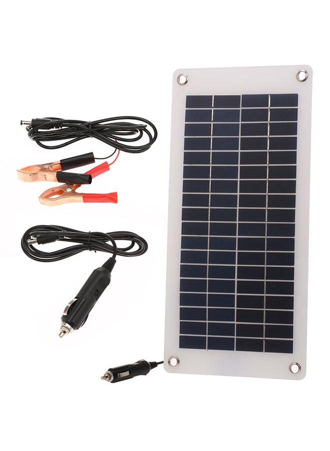 Generic 8.5W Solar Car Battery Charger Maintainer With Solar Power Panel Trickle Multicolour 400grams 