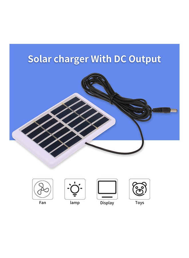 Generic 1.2W Solar Charger With Dc Output Black  - Image 2