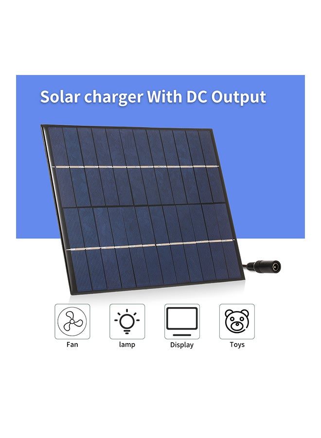 Generic 5.2W Solar Charger With Dc Output Black  - Image 2