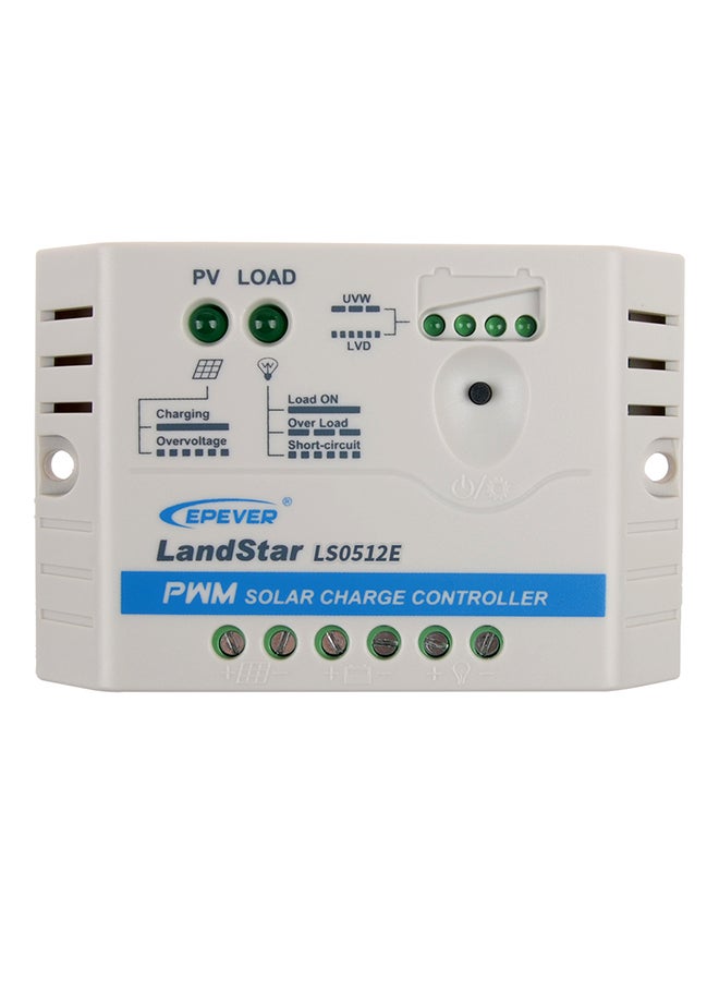 Generic Pwm Solar Charge Controller For 12V/24V Solar Panel System Battery Regulator White 