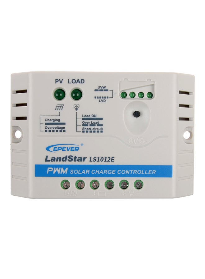 Generic Pwm Solar Charge Controller For 12V/24V Solar Panel System Battery Regulator White  - Image 1