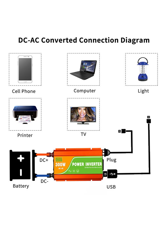 Generic Continuous Pure Sine Wave Inverter Orange  - Image 2