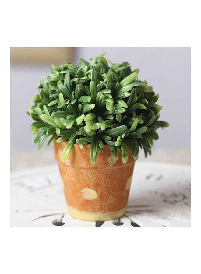 Generic Retro Bonsai Plant Ornaments Green/Brown 22 x 18 x 3centimeter  - Image 1