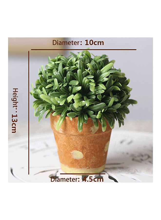 Generic Retro Bonsai Plant Ornaments Green/Brown 22 x 18 x 3centimeter  - Image 3