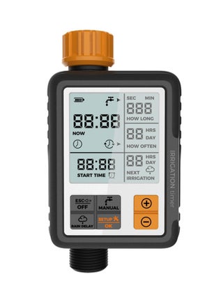 LCD Screen Sprinkler Controller Black/Orange 16.5cm - v1567091407/N29243003A_1