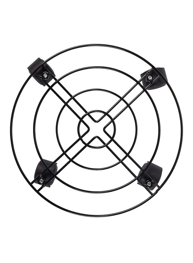 Universal Wheel Moving Pot Stand Black 30centimeter - Image 1