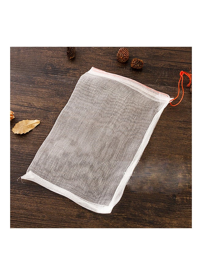 Generic 10-Piece Garden Control Mesh Bag Set White 25 x 15centimeter