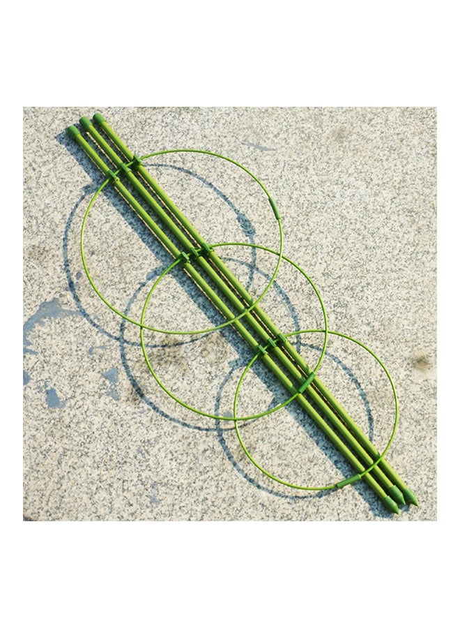 Generic 2-Piece Climbing Rattan Vines Plant Holder With 3 Ring Set Green 75cm  - Image 1