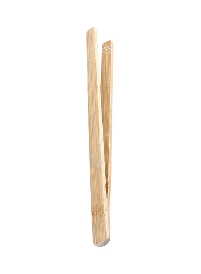 Generic Straight Tweezers For Plants Cleaning Tool Beige 18cm 