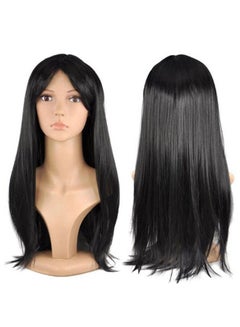 ريتزكارت شعر مستعار متألق ومسترسل بخصلات طبيعية أسود 50سم 