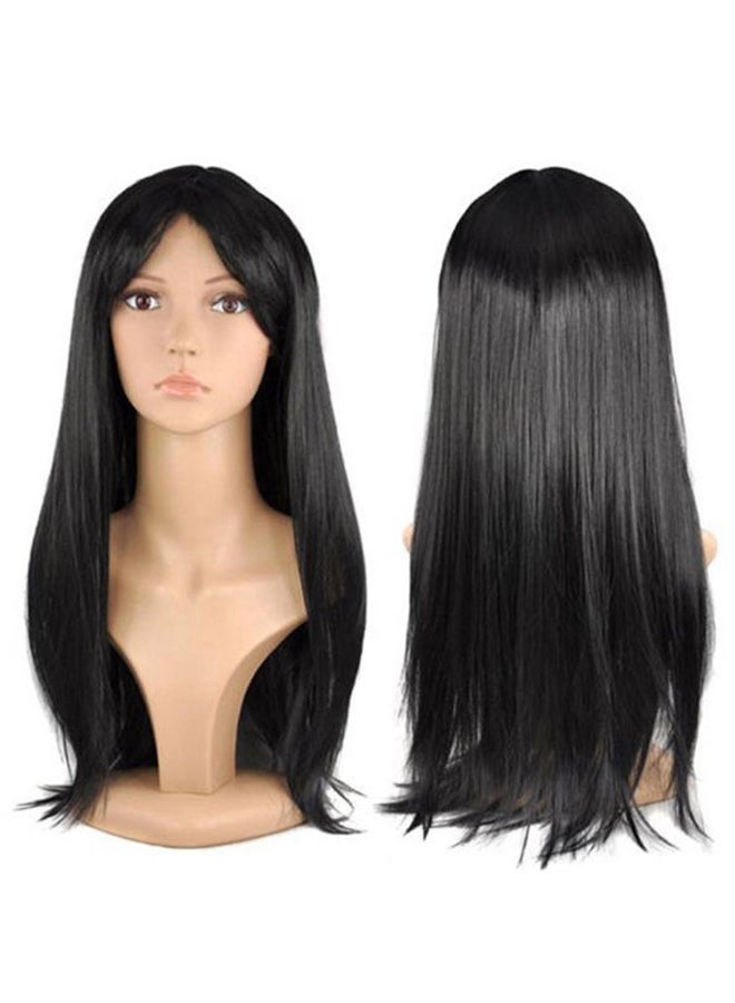 Ritzkart Natural Straight Fancy Hair Wig Black 50cm