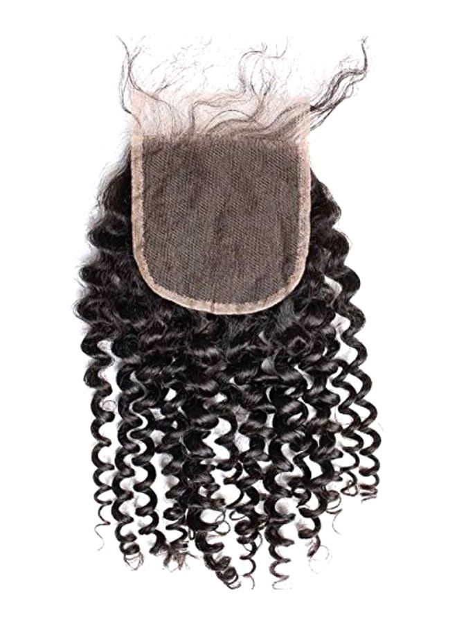 sent hair Lace Closure Curly Hair Wig Black 14inch 