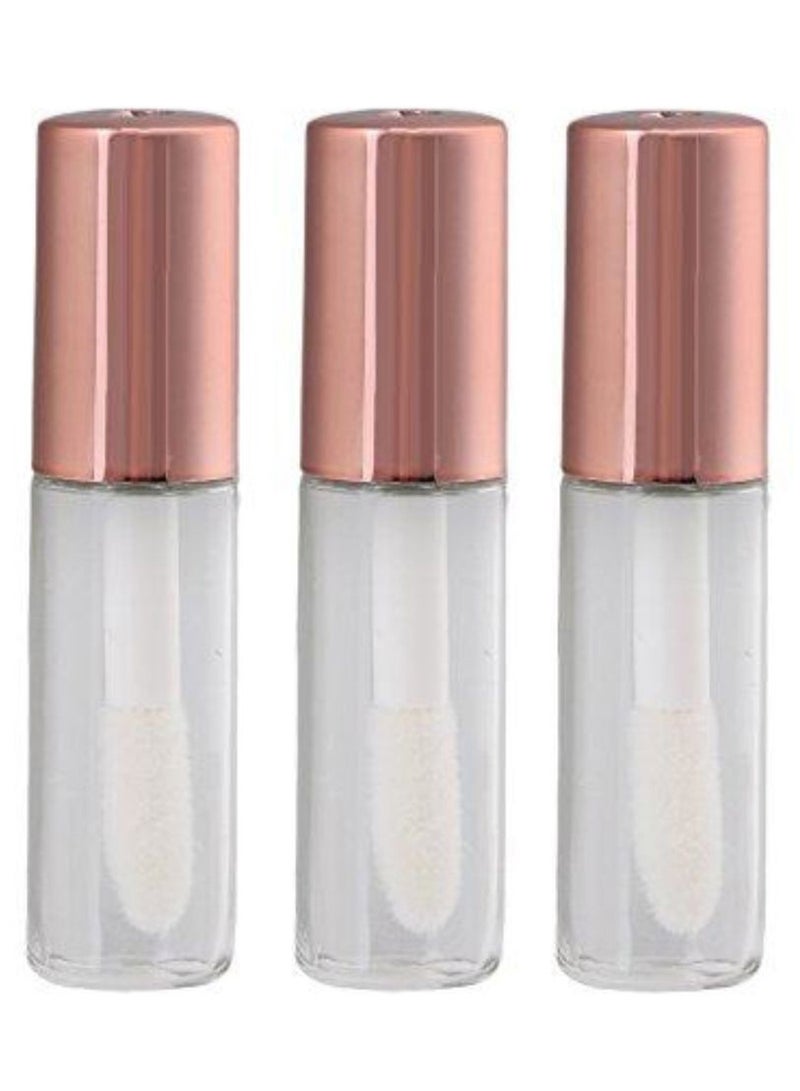 BQLZR 20-Piece Lip Balm Bottle With Stopper Clear/Rose Gold - Image 2