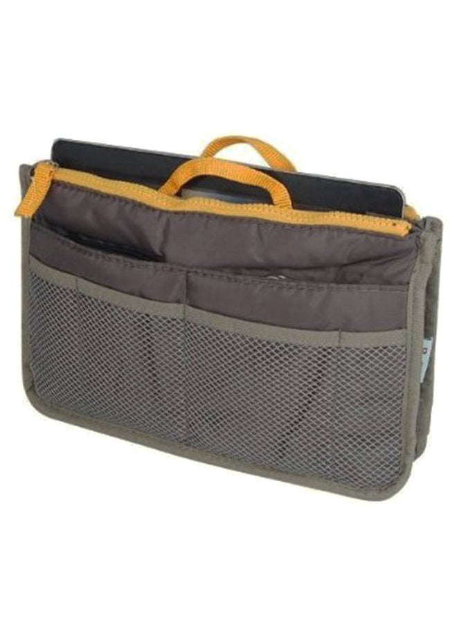 WITERY Portable Travel Toiletry Makeup Bag Grey/Yellow - Image 1