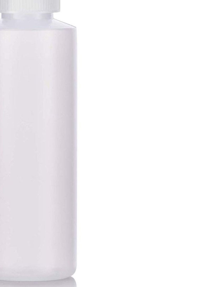JUVITUS 6-Piece Refillable Squeeze Bottle Set With Labels White  - Image 2